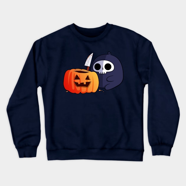 Pumpkin Carving Crewneck Sweatshirt by Hey Bob Guy